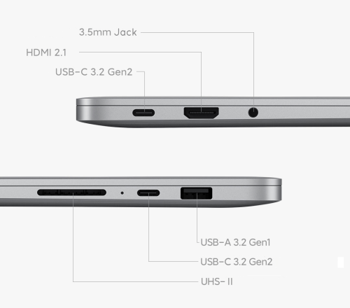 redmibook 15 pro 2023 randapparatuur