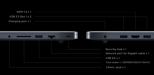 redmibook 15e randapparatuur