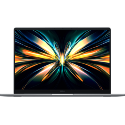 Laptop Xiaomi Redmibook 14 (2026), vooraanzicht 14-inch scherm, zilver aluminium chassis
