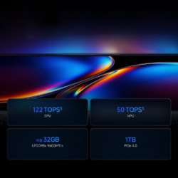 AI-rekenpaneel van de Xiaomi Redmibook 14 Pro 2026: tot 180 TOPS gecombineerd CPU, GPU en NPU