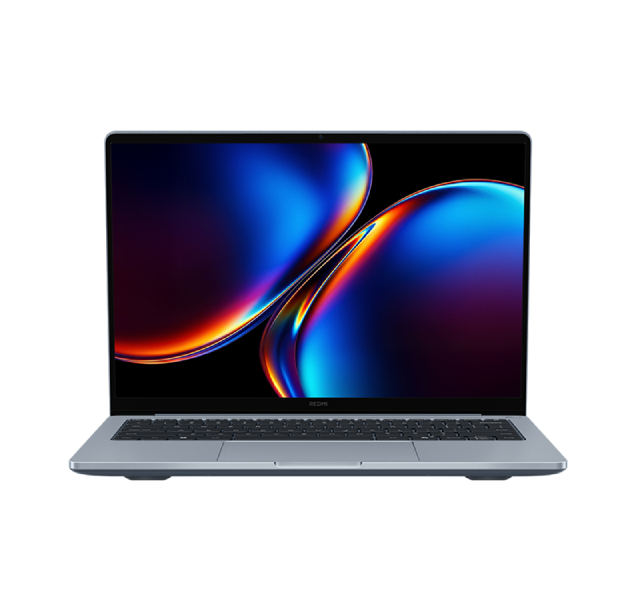 Xiaomi Redmibook 14 Pro 2026 laptop, vooraanzicht met open 14-inch 2,8K scherm en REDMI rand