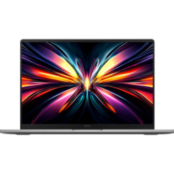 Laptop Xiaomi Redmibook 16 (2026), vooraanzicht 16-inch scherm, zilver chassis